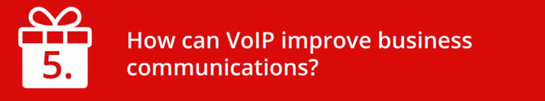 How can VoIP improve business communications?