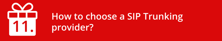 How to choose a SIP Trunking provider?