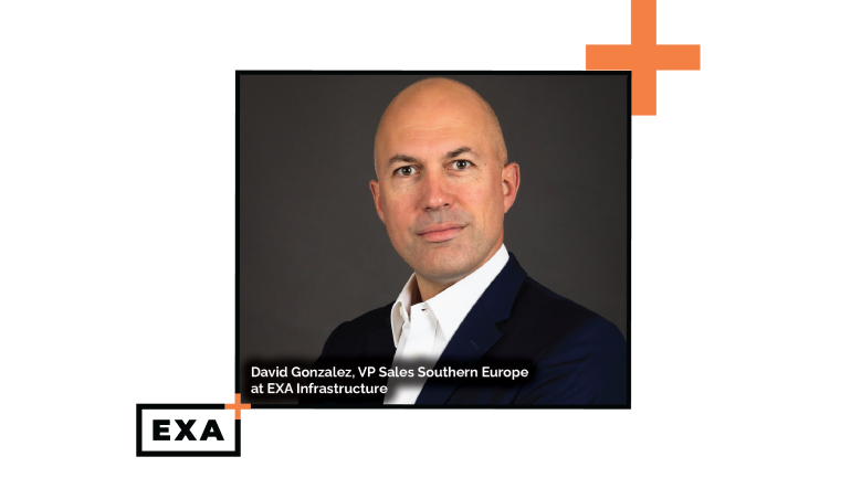 EXA Infrastructure has appointed David Gonzalez as Vice President of Sales to lead customer growth for Southern Europe. 